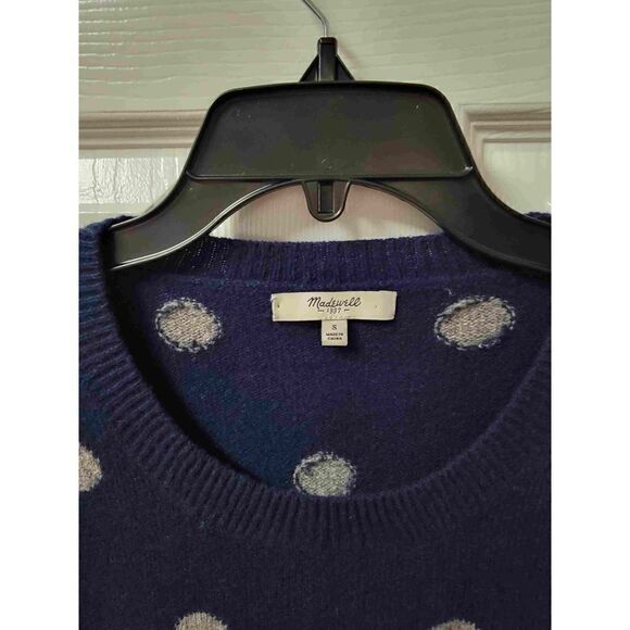 Madewell Merino Wool Polka Dot Sweater S - Picture 4 of 8